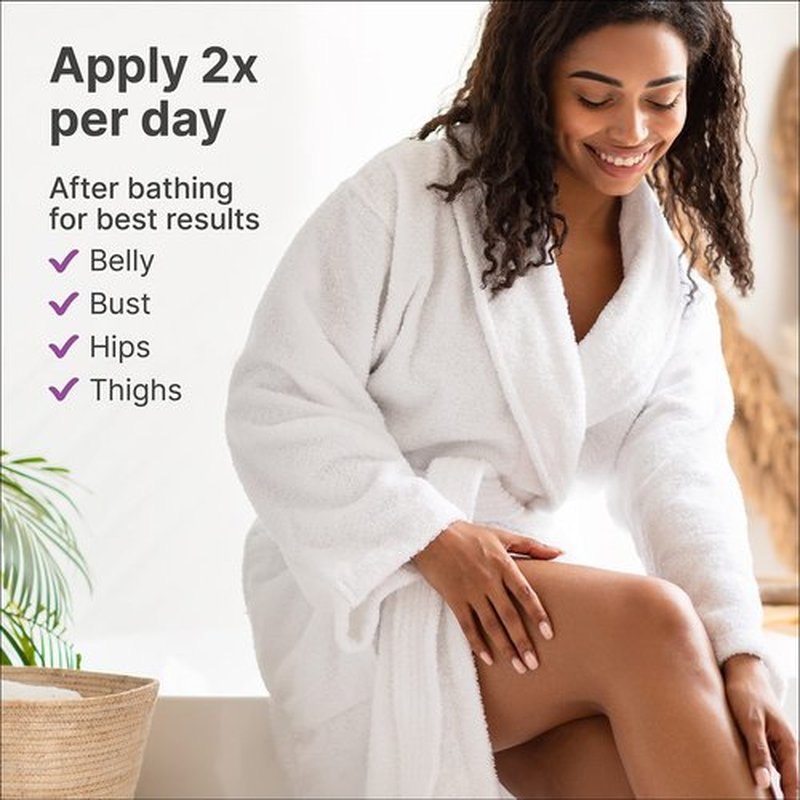 TriLASTIN Stretch Mark Cream for Pregnancy – Hydrating Belly Cream for Pregnant Women- Shea Butter & Vitamin E, Paraben Free, No Added Fragrances - Maternity Body Lotion – 4 oz, 3 Pack
