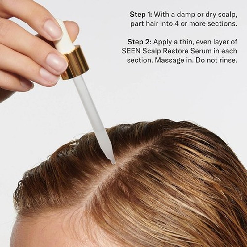 SEEN Restore Scalp Serum - Fragrance-Free Hydrating Formula for Healthy Scalp | Safe for Sensitive Skin