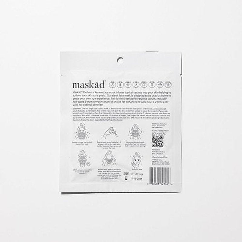 MASKĀD® Hydrogel Face Mask - Anti-Aging Infusion for Firm, Smooth, Plump Skin - 1 Single-Use Mask