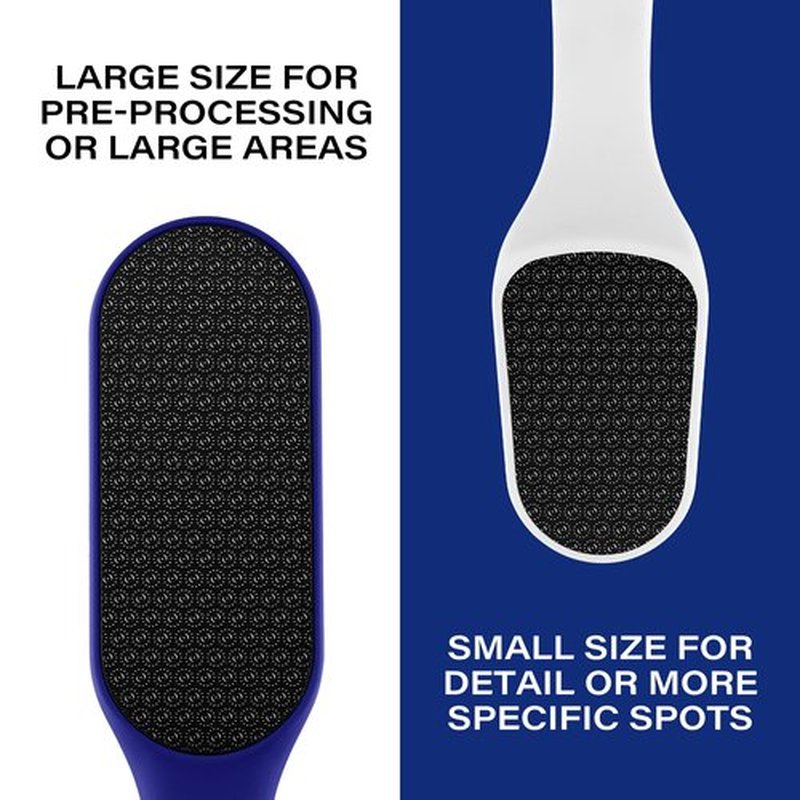 Glass Foot File 2 Packs, Nano Glass Foot Files Callus Remover, Glass Foot File Heel Scraper for Cracked Heels, Washable Foot Rasp for Wet and Dry Feet - Foot Scraper for Shower Use