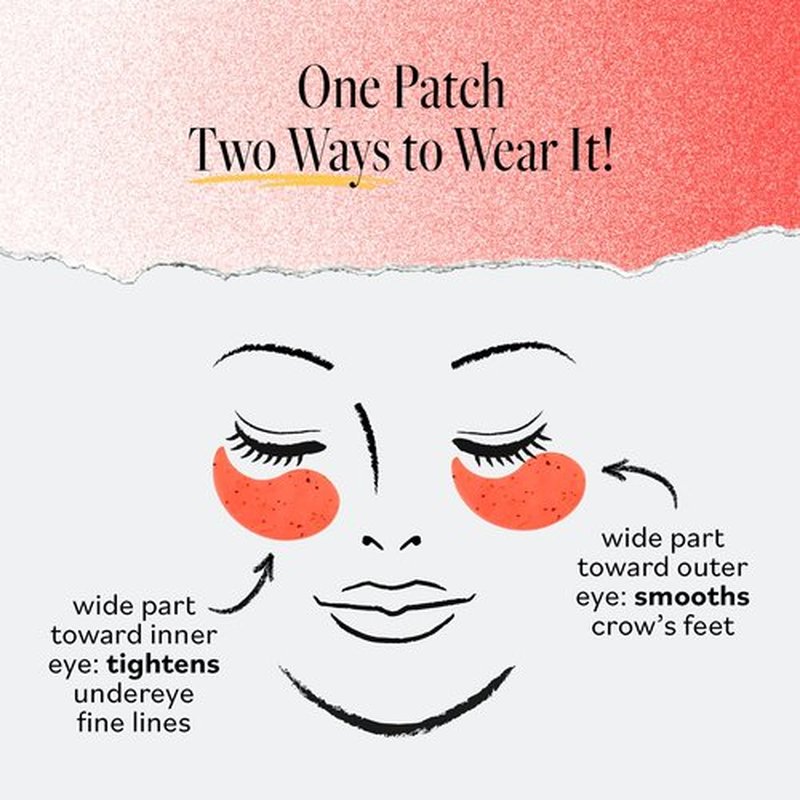 Derma E Retinol + Bakuchiol Under Eye Patches (30 Pairs) Non-Irritating, Line Smoothing Hydro Gel Eye Patches with Rose Water & Real Hibiscus Petals, Helps Reduce Fine Lines, Crow's Feet, 60ct