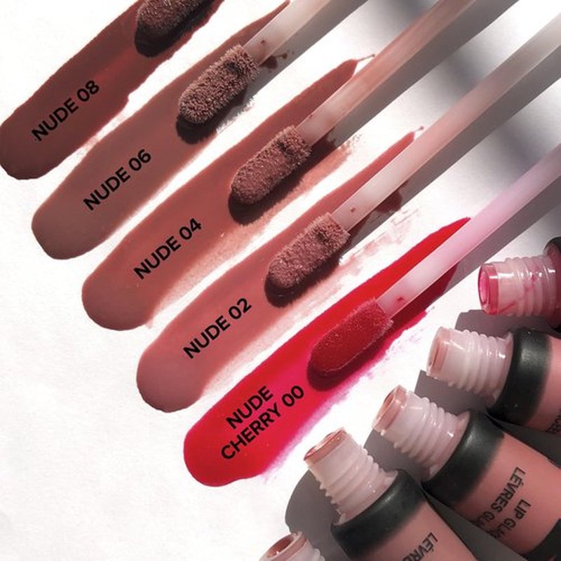 Nudestix Lip Glace – Hydrating Tinted Lip Gloss with Volumizing Peptides for Plumping & Shine | Vegan, Preservative-Free & Clean Lip Gloss - Nude 02