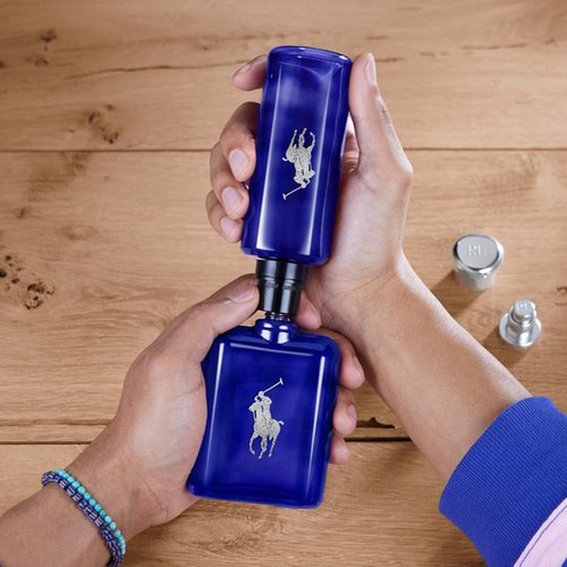 Ralph Lauren Fragrances - Polo Blue Eau de Toilette - Refreshing Men's Cologne Set - 2.5 Fl Oz Bottle & 5.1 Fl Oz Refill