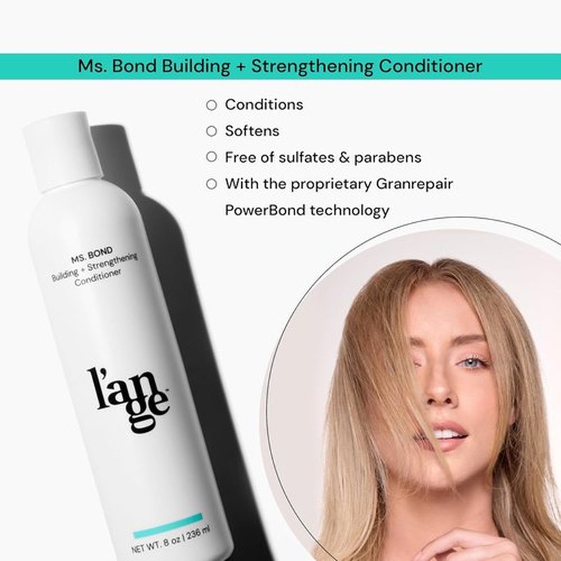 L'ANGE HAIR Ms. Bond Conditioner - Strengthening Hair Mask for Breakage Recovery | 8 fl oz Moisturizing Treatment