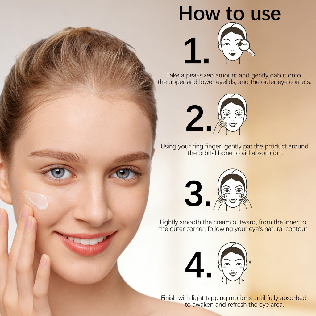 SEPOVICA Peptide Eye Cream – Hydrating & Firming for Under Eye, 1 oz, 2Pack