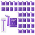 Womens Shaving Cream Bulk Travel and Women's Disposable Razors Individually Wrapped,0.53oz Shave Gel for Women,Care Dry Skin Womens Shave Gel Disposable Razors Women for Homeless Travel Guests（30Set)