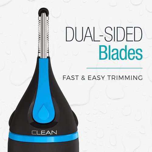 Remington Nose & Ear Trimmer - CleanBoost Technology for Precision Grooming | Blue
