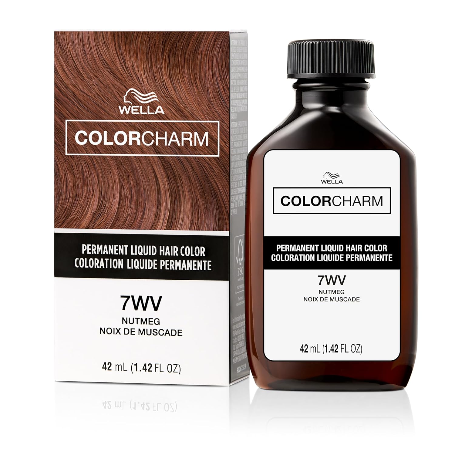 WELLA Color Charm Permanent Liquid Hair Color - Effective Gray Coverage | Warm Shade