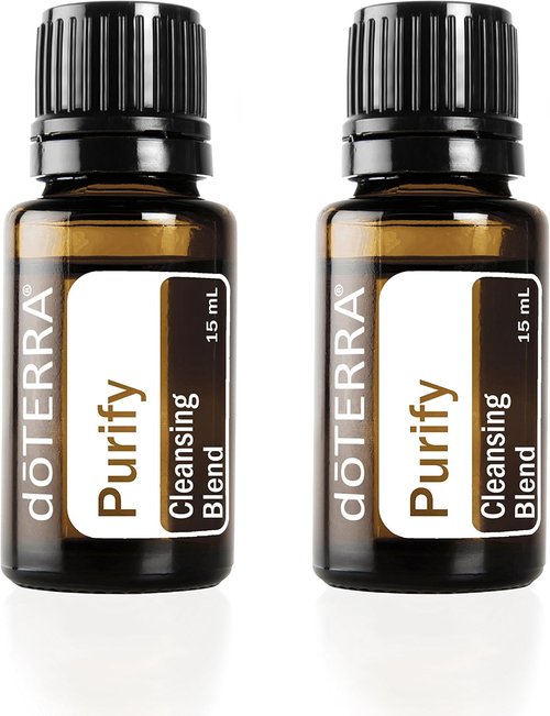 doTERRA Purify Essential Oil - Cleansing Blend for Freshness | 15 ml (2 Pack)
