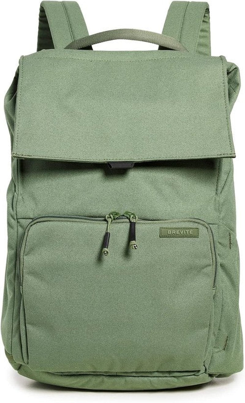 Brevite The Daily Backpack - Stylish Green Design | Versatile One Size Fits All