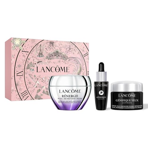 Lancôme Discovery Skincare Gift Set | Mini Rénergie H.P.N-300 Peptide Cream & Génifique Essentials