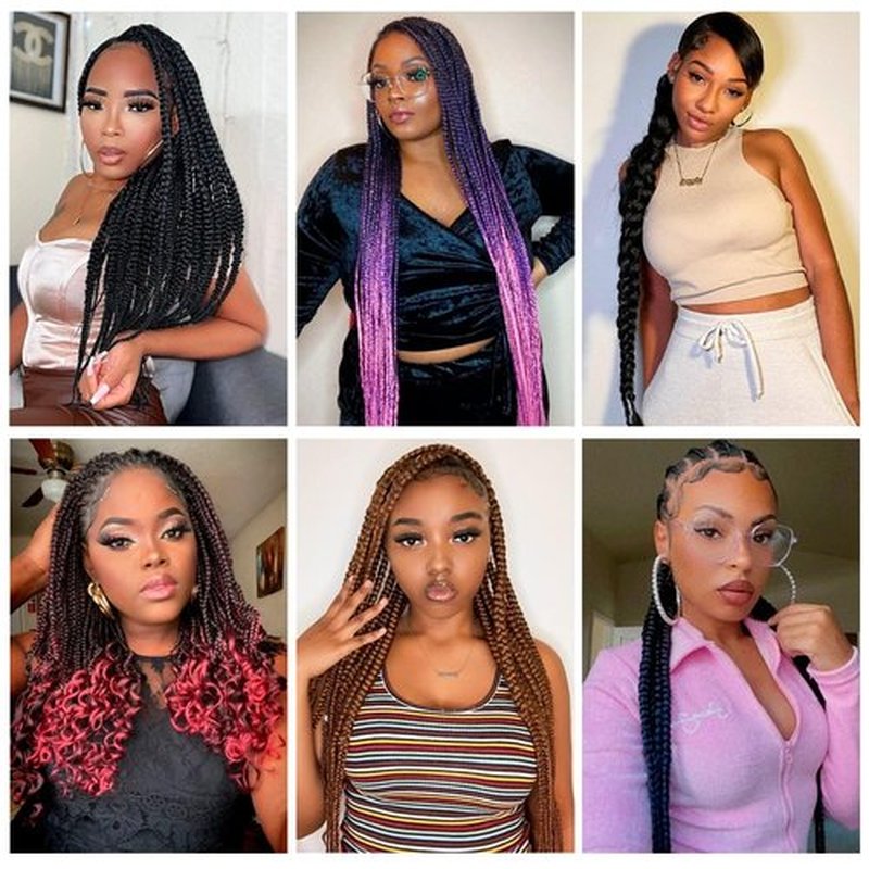 DIFUNEE Pre-stretched Braiding Hair - 24 Inch 8 Packs Brown Braiding Hair For Twist or Box Braids, Long Yaki Texture Hot Water Setting Synthetic Braiding Hair Extensions (24 Inch, #30-8P)