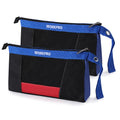 WORKPRO 12" Tool Bag Pouches, 2 Pack Zipper Organizer Bags with Mesh Window