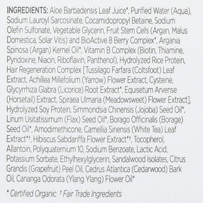 Andalou Naturals Argan Stem Cell Shampoo - Age-Defying Formula for Thinning Hair | 11.5 Ounce