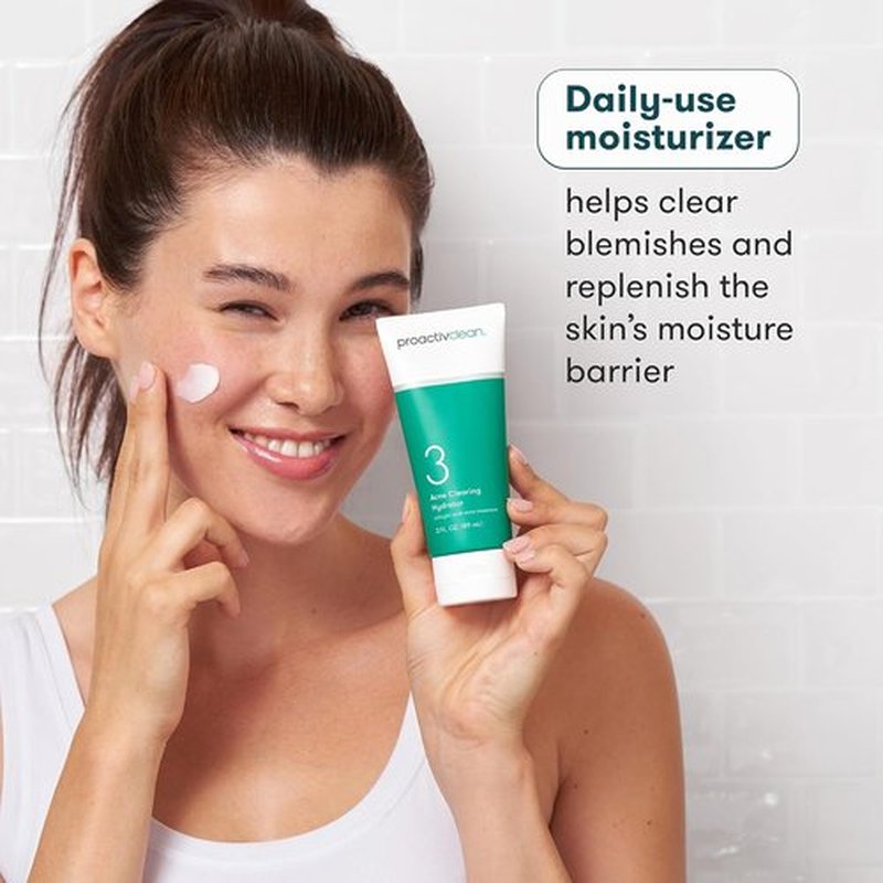 Proactiv Clean Acne Clearing Hydrator | Gentle Daily Moisturizer for All Skin Types - 3oz with Salicylic Acid & Vitamin E
