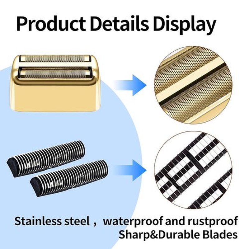 BaBylissPRO Replacement Foil and Cutters - Professional Gold Compatible with FXFS2 Shaver