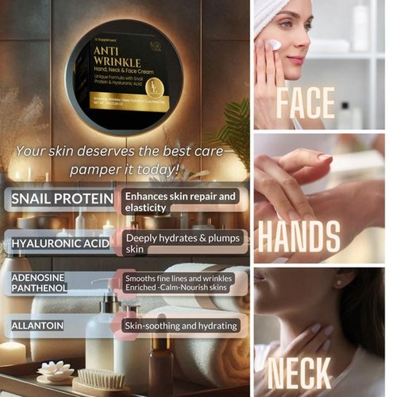LL Supplement Anti-Wrinkle Hand, Neck & Face Cream