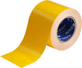 Brady ToughStripe Floor Marking Tape - Yellow, Non-Abrasive Floor Tape - 2" Width, 100' Length for Concrete, Harsh Conditions, Forklift, High Traffic Floors (104312)