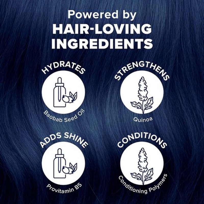 Splat Midnight Indigo Hair Color Dye - Vegan & Cruelty-Free, 6 Fl Oz | Semi-Permanent Formula