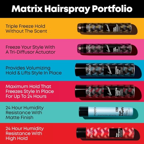 Matrix Vavoom Extra Full Freezing Finishing Spray - High-Hold Volumizing Hairspray for All Hair Types