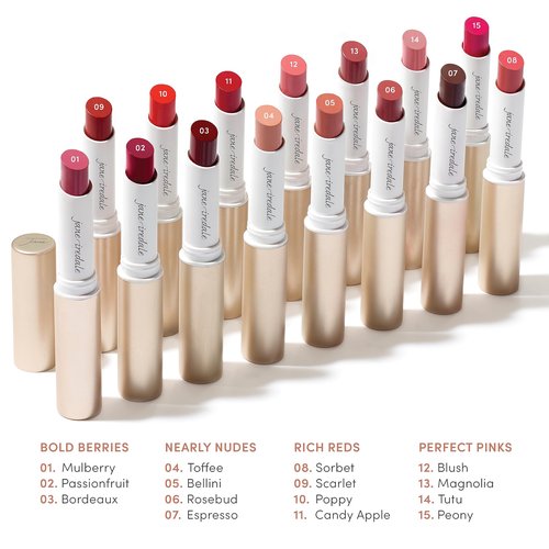 Jane Iredale ColorLuxe Hydrating Cream Lipstick, Creamy, Highly Pigmented Lip Color Delivers Weightless Moisture and Bold Payoff, Satin Finish, Vegan