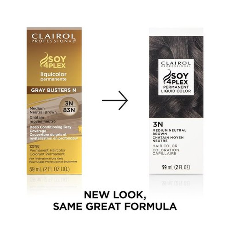Clairol Professional Permanent Liquicolor - Medium Brown to Red Violet Hair Color | 100% Gray Coverage