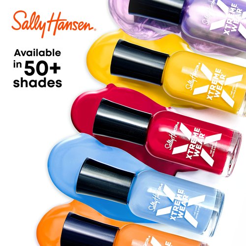 Sally Hansen Xtreme Wear Nail Polish, Streak-Free, Shiny Finish, Long-Lasting Nail Color, Mauve Over, 0.12 fl oz (Pack of 2)