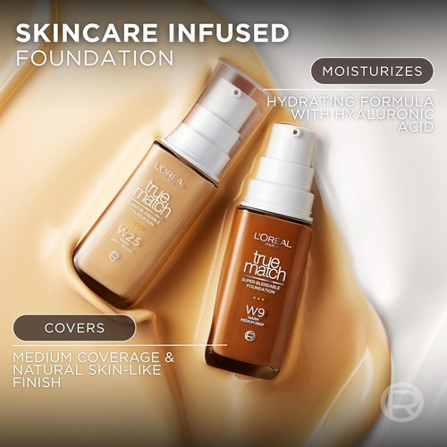 L'Oreal Paris True Match Foundation - Super-Blendable Liquid Makeup, Light C0.5, 1 Fl Oz