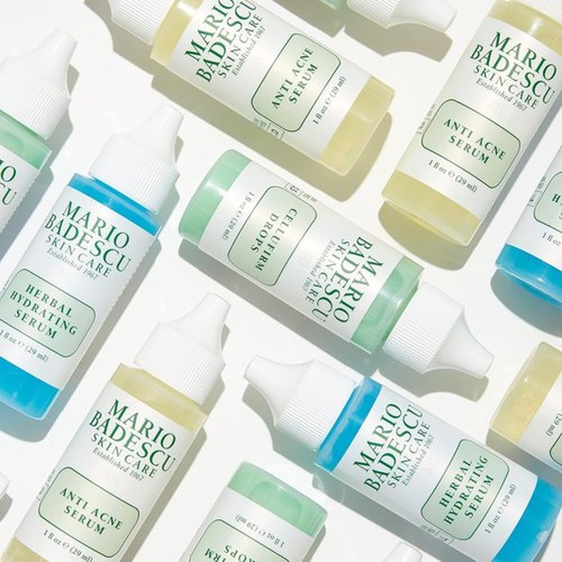 Mario Badescu Herbal Hydrating Serum - Oil-Free Formula for All Skin Types | 1 FL OZ with Ceramides & Ginkgo Extract