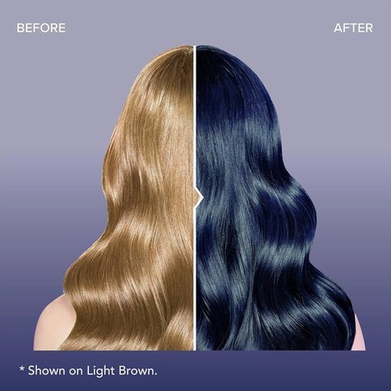 Splat Midnight Indigo Hair Color Dye - Vegan & Cruelty-Free, 6 Fl Oz | Semi-Permanent Formula