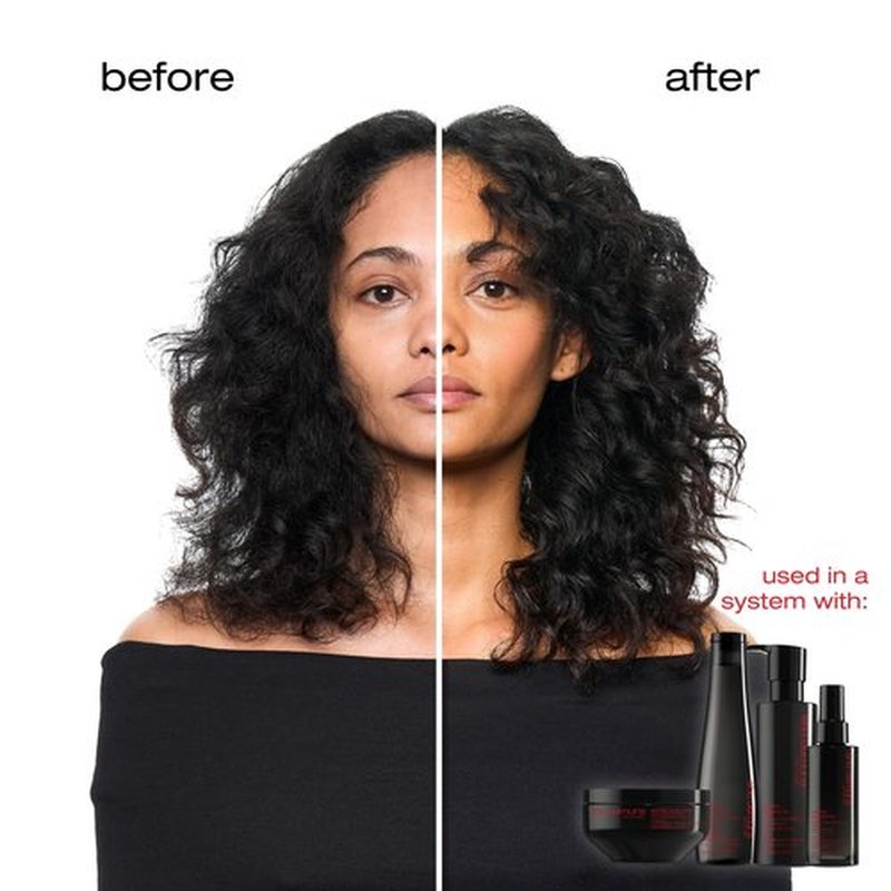 shu uemura art of hair Ashita Supreme Smoothing Serum - Adds Shine, Reduces Frizz, Strengthens Strands, Prevents Breakage, For All Hair Types, 3 Fl Oz