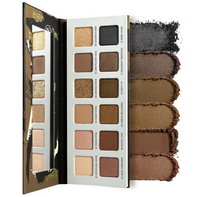 Skiennix Natural Nudes Eyeshadow Palette - Warm Taupe & Dark Brown Matte | Long-Lasting, Travel-Friendly Compact for Everyday Looks