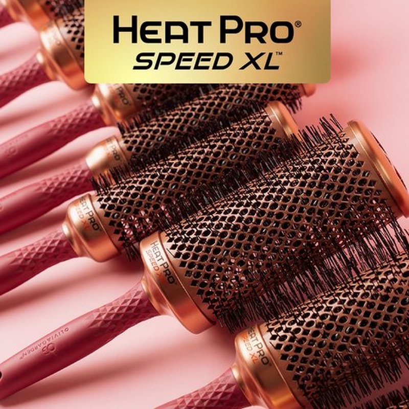 Olivia Garden HeatPro Speed XL Non-Electrical Fast-Drying Round Thermal Brush – 1 1/4" Barrel