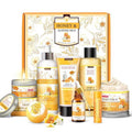 Almond Milk & Honey Bath Gift Set by [Brand Name] - 9-Piece Spa Essentials for Women | Perfect Birthday Gift for Mom, Girlfriend, or Sister