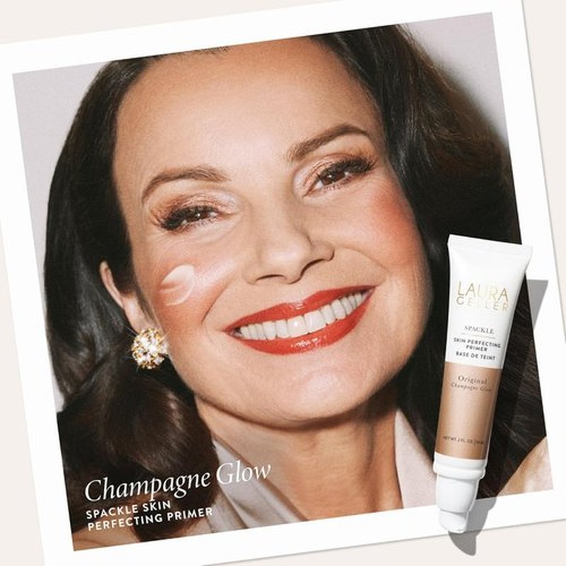 Laura Geller New York Spackle Primer - Champagne Glow - Hydrating 2 Fl Oz Makeup Primer for Mature Skin