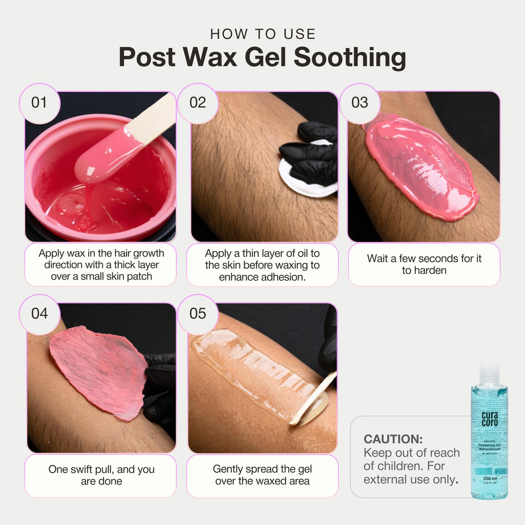 Curacoro Post Wax Cooling Gel, After Wax Care Gel 250ml