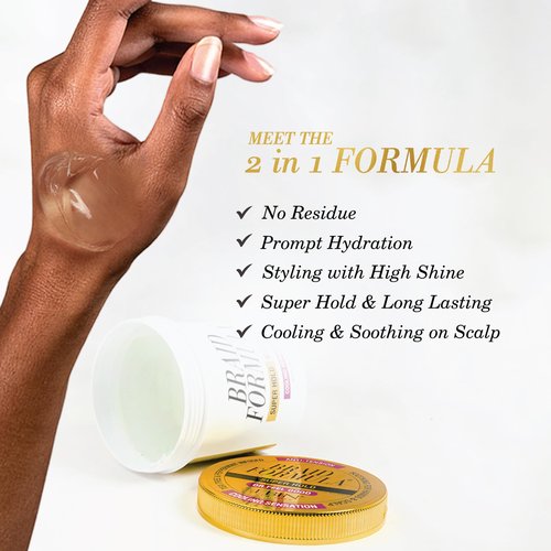 EBIN NEW YORK Braid Formula Dr. Feel Good Super Hold 11oz | Menthol Infused for Cooling Sensation | Smoothing, High Shine, Long-Lasting Hold | Perfect for Braids, Locs & Twists | No Residue