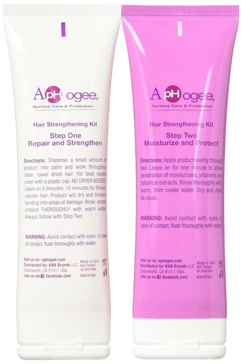 Aphogee Hair Strengthening Kit - 2 Count | 6 Fl. Oz for Stronger, Healthier Hair