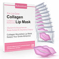 Bukamkom Collagen Lip Masks Bulk(20 Pieces/Box),Lips Mask Sheet to Reduce Dark Lips to Remove Dead Skin Moisture,Bulk Lip Masks Individually Wrapped