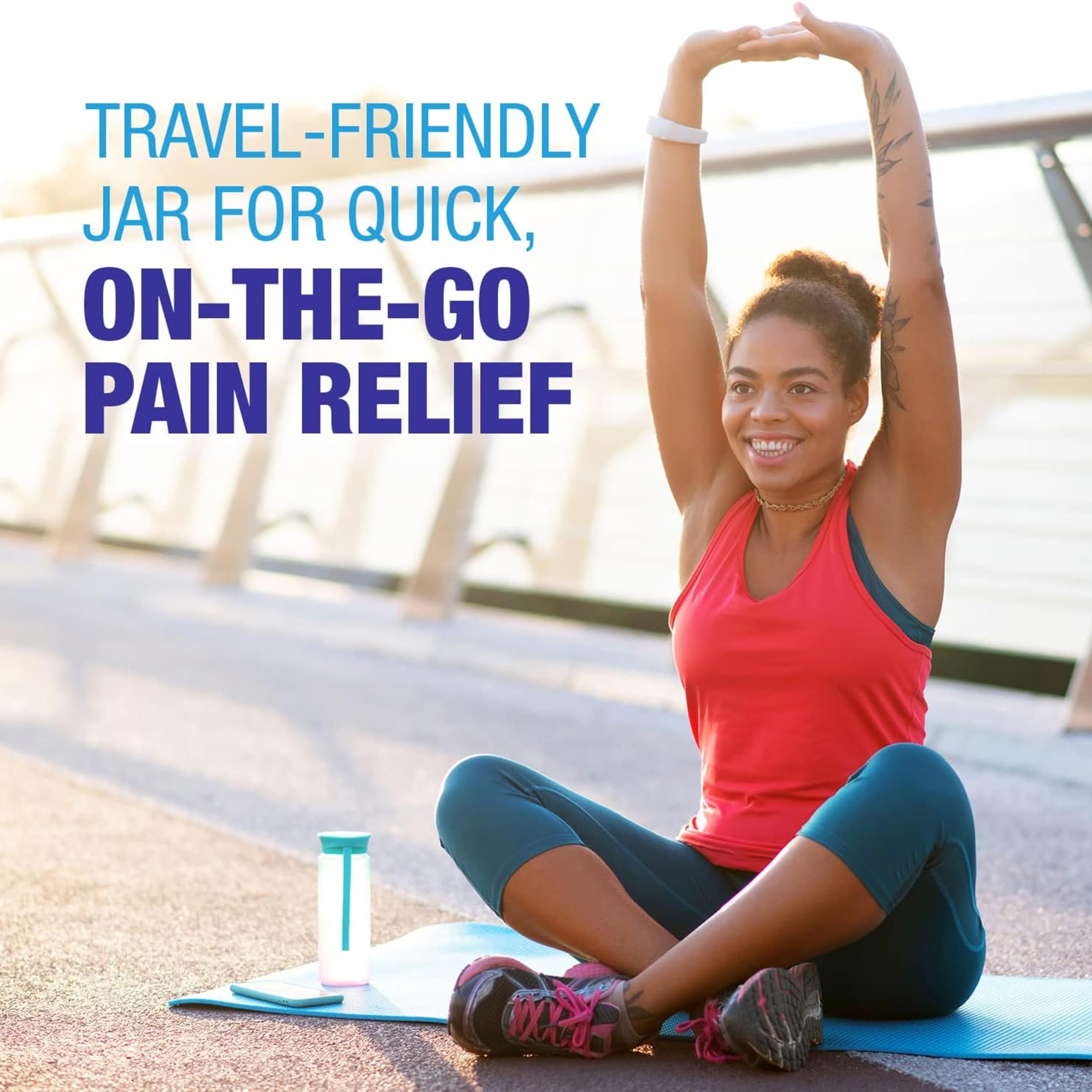Blue Goo Pain Relieving Gel – Relief for Back, Neck, Muscle and Joint Pain, Fast-Acting Cooling and Soothing Relief with 100% Pure Emu Oil, 4 oz (1 Pack)