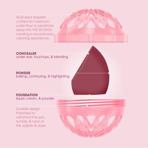 MakeUp Eraser Sponge - Machine Washable Makeup Applicator for Foundation, Contouring & Highlighting