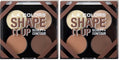 L.A. COLORS Show It Off & Shape It Up Palette, Shape It Up Sculpt & Contour CFP638 (Pack of 2)