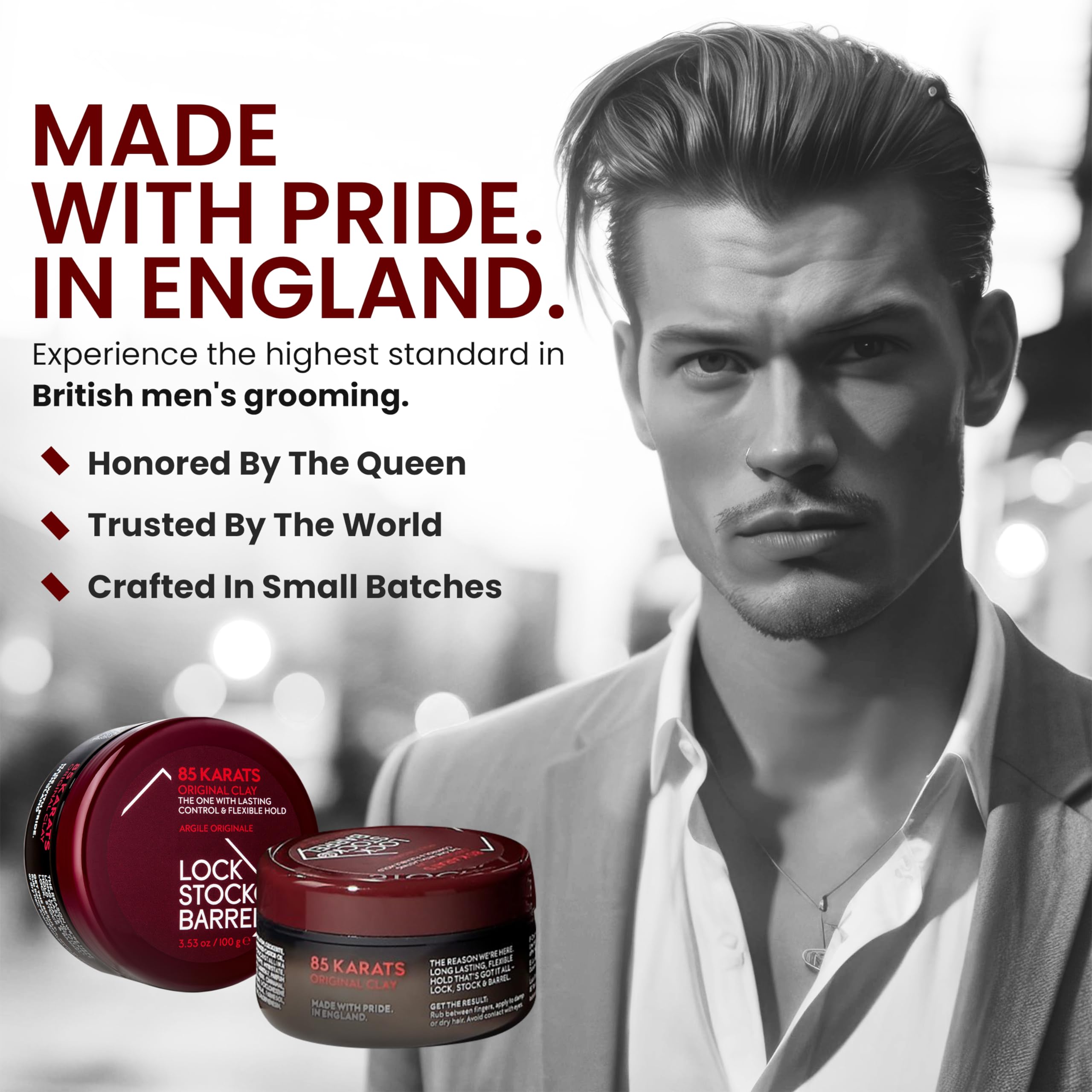 Lock Stock & Barrel 85 Karats Original Clay For Men 100 g