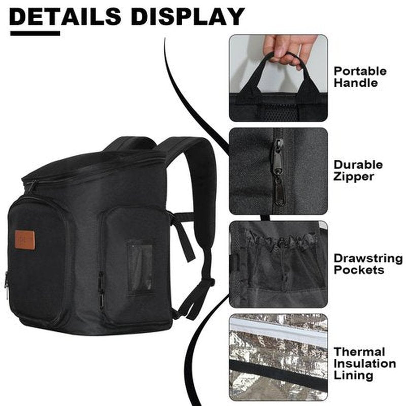 NADAENMF Hairstylist Travel Bag, Professional Cosmetology & Hairdresser Bag with Adjustable Dividers, Large Barber Bag Backpack for Hair Styling Tools