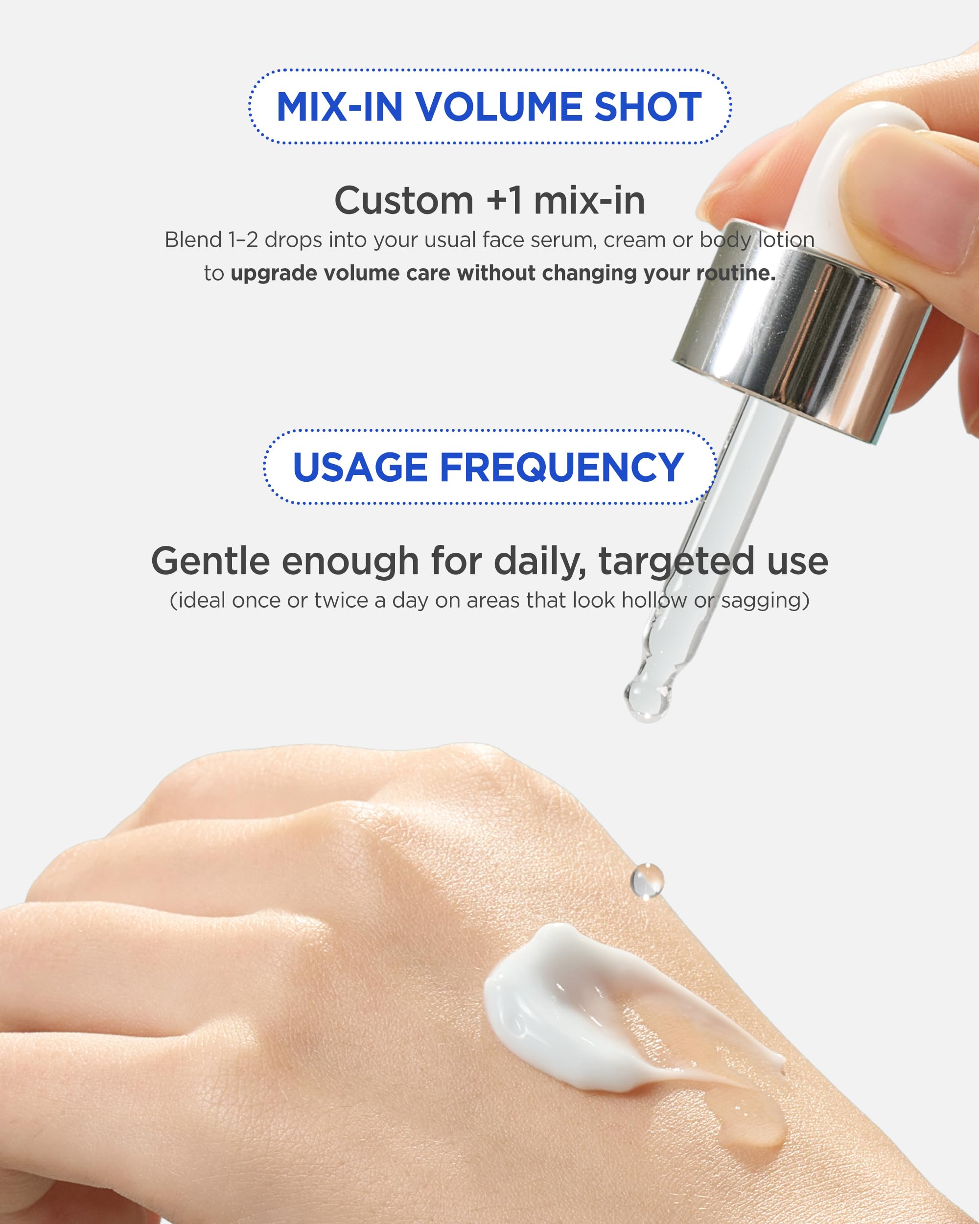 THEPURI Volufiline Booster Serum - Sederma France Plumping Ampoule | Face Volume Look for Cheeks Under Eyes Neck | DIY Mix-In Skincare | Concentrated Oil-Essence | 0.33 fl oz (10ml)