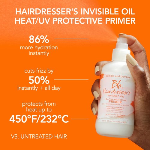 Bumble and bumble. Hairdresser's Invisible Oil Starter Travel Size Gift Set For Dry Hair | Shampoo, Conditioner + Primer | Includes 3 Pieces | $48 Value | Perfect for Gifting, 2 Fl Oz
