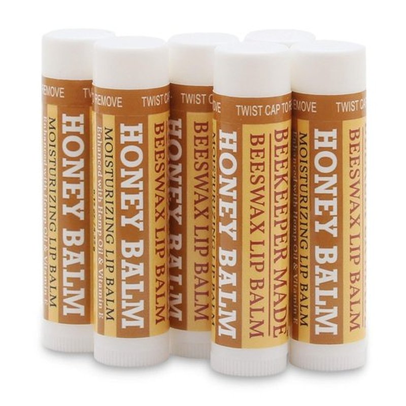 Beekeeper Made Beeswax Lip Balm - 40 Count Honey Flavor | Perfect for Men, Women & Kids Gifts