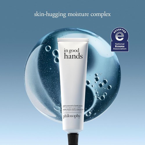 Philosophy In Good Hands Multi-Restorative Hand Cream - Vitamin C & Niacinamide for Plump, Smooth Skin - Reduces Dark Spots, Non-Greasy Formula