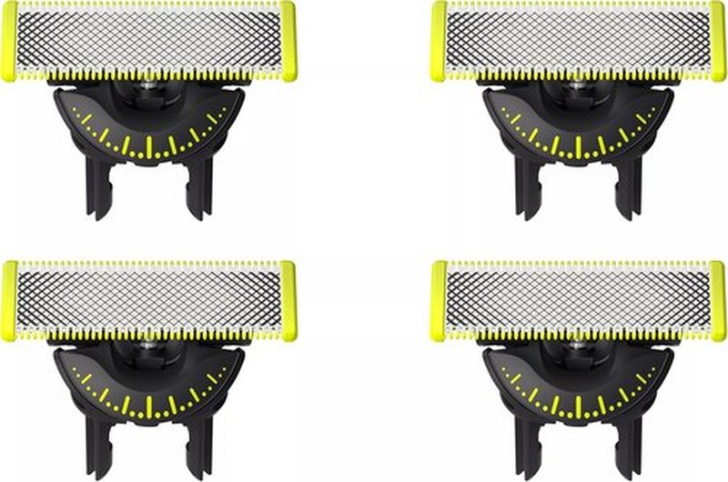 Philips OneBlade Replacement Blades - 4 Pack for OneBlade Electric Shaver & Trimmer | Model QP440/50