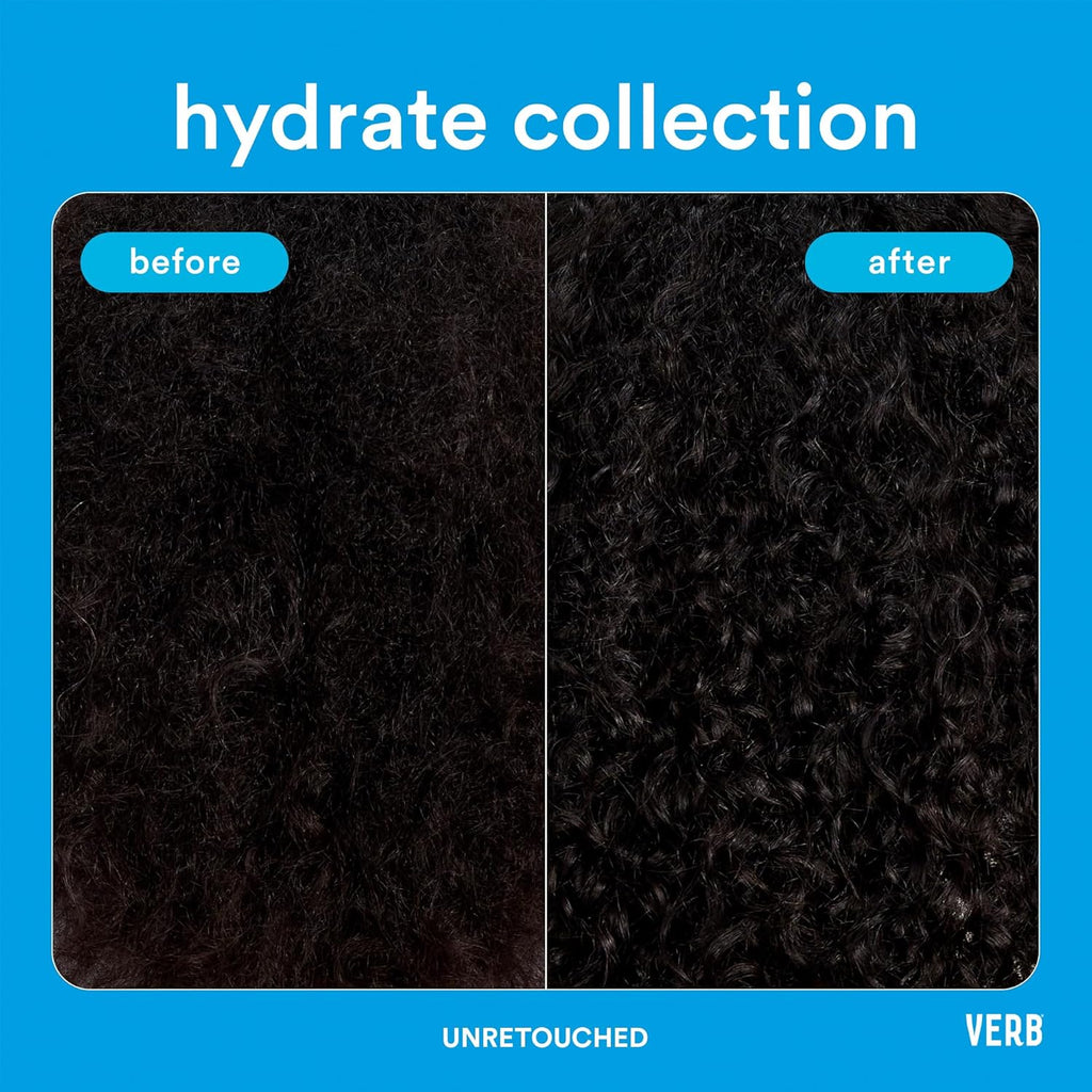 VERB Hydrate Styling Cream - Smooth Frizz and Nourish Dry Hair - Amber & Warm Jasmine Scent